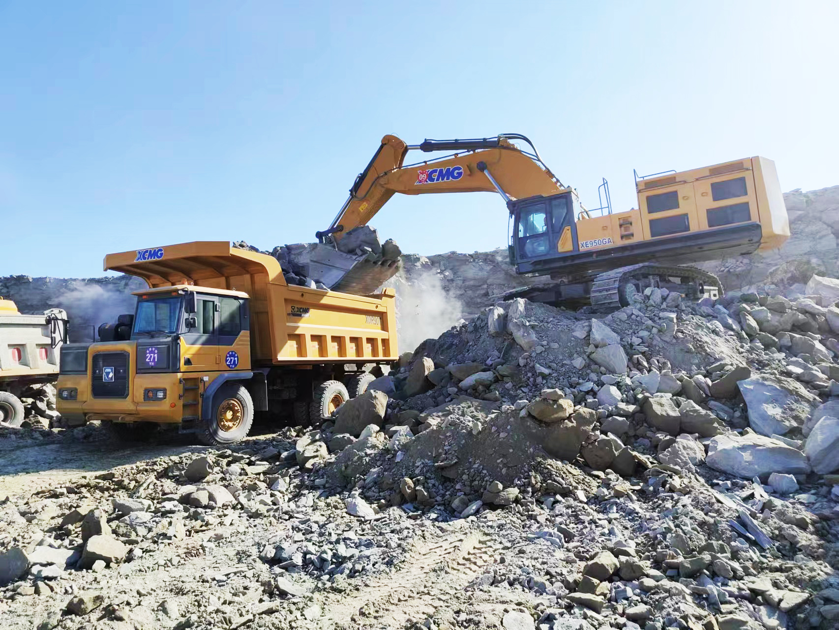 “黃金搭檔”—XE950GA與XDR90完美組合，高效賦能礦山開采