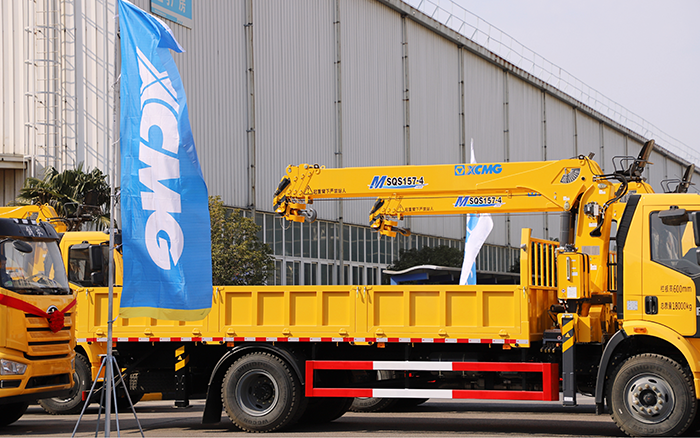 助力城市建設新征程！徐工隨車起重機M SQS157-4批量發(fā)車 
