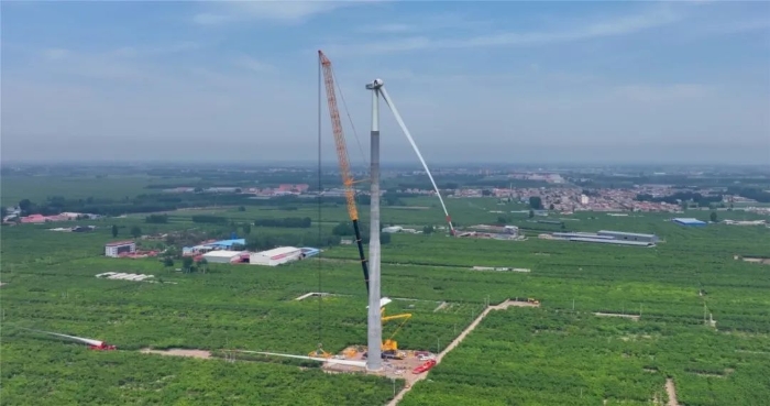 “全球第一吊”再臨燕趙！166米，XCA4000助力華北綠電