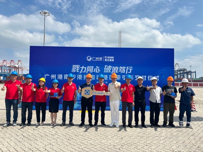 全力以赴！徐工純電動港口牽引車綠動廣州南沙港
